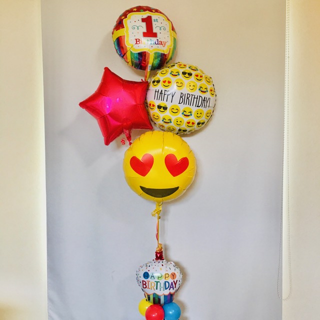 1歳誕生日バルーン/数字１のバルーン風船 | バルーンコネクション